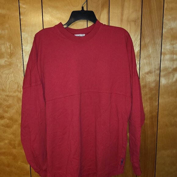 Shenandoah Valley Virginia Shirt MEDIUM Long Sleeve Crew Neck RED Spellout A3 - Picture 6 of 6